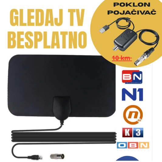 Gledajte 30+ TV kanala BESPLATNO – bez kablovske i bez pretplate